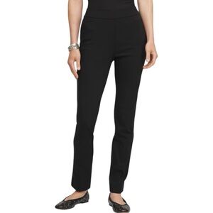 Chico’s Brigitte Slim Ankle Pants Sz 2.5 US 14 Black Pull-On So Slimming Stretch